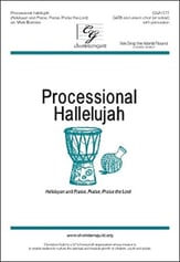 Processional Hallelujah SATB/Unison choral sheet music cover